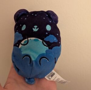 VHTF - BEARS vs DONUTS 4" BLUE MOON BEAR #020 Beanbag Plush Cats vs Pickles